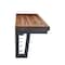 Alaterre Furniture Claremont 40"L Rustic Wood Coat Hook and Bench Set ANCM042474 - alternate 10